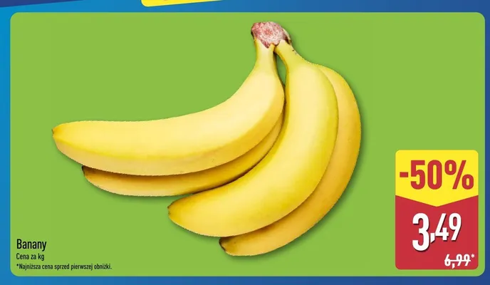 Banany promocja w Aldi