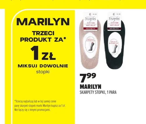 Skarpety stopki Marilyn promocja w Drogerie Natura