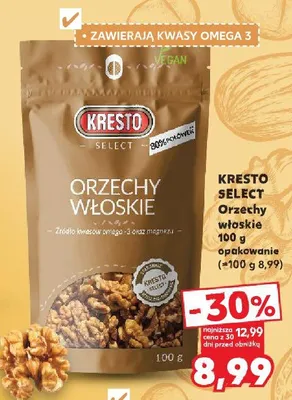 Orzechy włoskie Kresto Select promocja w Kaufland