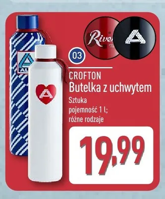 Butelka z uchwytem CROFTON 1l promocja w Aldi