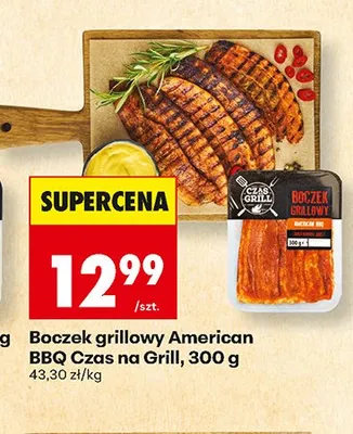 Boczek grillowy American BBQ Czas na Grill promocja w Biedronka