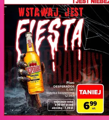 Piwo Desperados Original promocja w Carrefour
