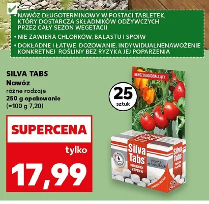 Nawóz w tabletkach SILVA TABS promocja w Kaufland