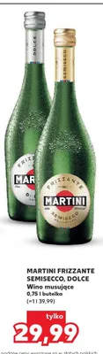 Wino musujące MARTINI FRIZZANTE SEMISECCO promocja w Kaufland