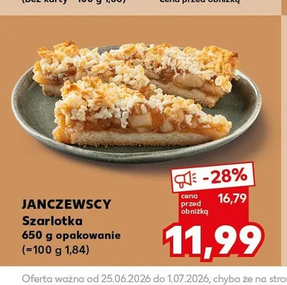 Szarlotka Janczewscy promocja w Kaufland