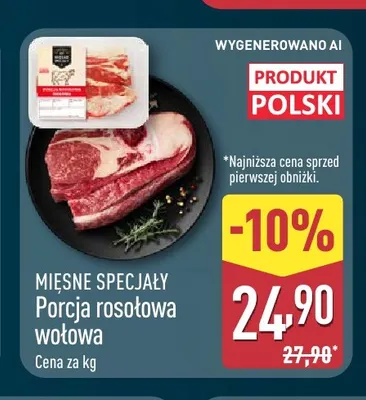 Porcja rosołowa wołowa Mięsne Specjały promocja w Aldi