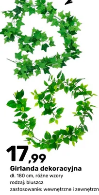Girlanda dekoracyjna promocja w Bricomarche