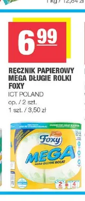 Ręcznik papierowy Foxy Mega promocja w SPAR