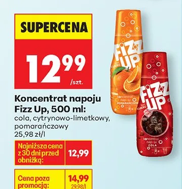 Koncentrat napoju pomarańczowy promocja w Biedronka