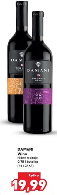 Wino Damani Tbilisi Saperavi promocja w Kaufland