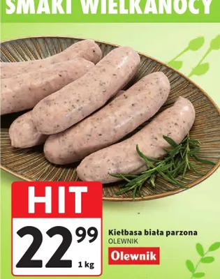 Kiełbasa biała parzona promocja w Intermarche