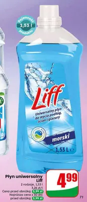 Płyn uniwersalny Liff morski promocja w Dino