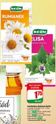 Herbata ziołowa Rumianek Belin promocja w Dino