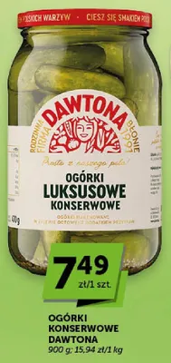 Ogórki konserwowe luksusowe Dawtona promocja w Groszek