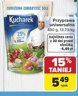 Przyprawa uniwersalna Kucharek promocja w Carrefour