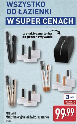 Multifunkcyjna lokówko-suszarka AMBIANO promocja w Aldi