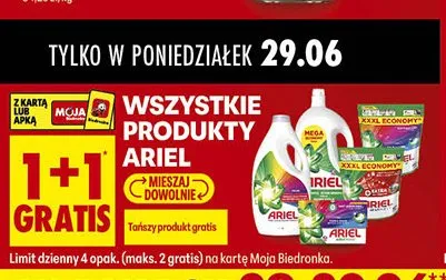 Kapsułki do prania Ariel promocja w Biedronka