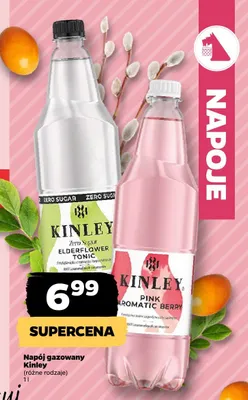 Napój gazowany Zero Sugar Elderflower Tonic promocja w Netto