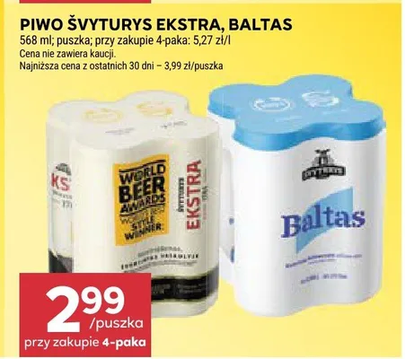 Piwo Baltas promocja w Stokrotka