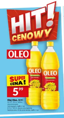Olej rzepakowy Oleo promocja w Twój Market