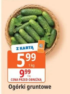 Ogórki gruntowe promocja w Leclerc