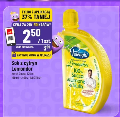 Sok z cytryn Lemondor North Coast promocja w POLOmarket
