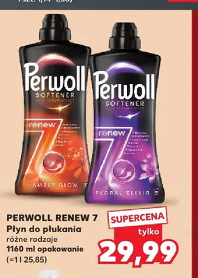 Płyn do płukania Perwoll Renew 7 Amber Glow promocja w Kaufland