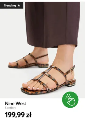 Sandały Nine West promocja w eobuwie.pl