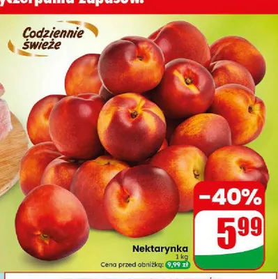 Nektarynka promocja w Dino