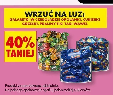 Praliny Tiki Taki Wawel promocja w Biedronka