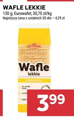 Wafle lekkie Eurowafel promocja w Stokrotka