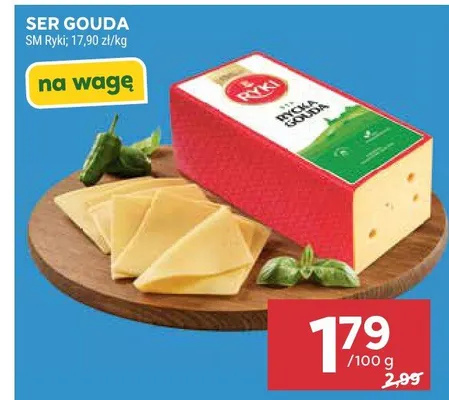 Ser Gouda SM Ryki na wagę promocja w Stokrotka