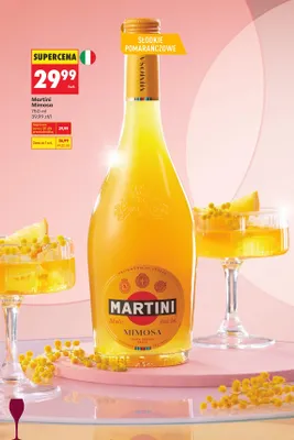Aperitif Martini Mimosa 750 ml promocja w Biedronka