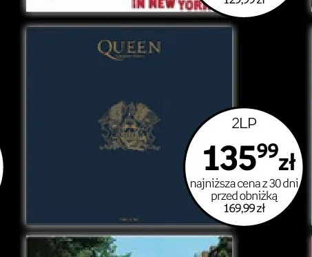 Płyta winylowa Queen Greatest Hits II 2LP promocja w Empik