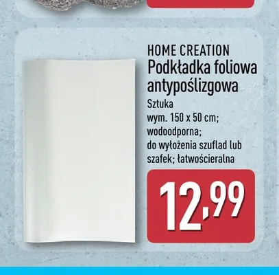 Podkładka foliowa antypoślizgowa Home Creation promocja w Aldi