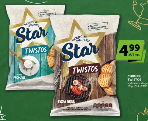 Chrupki Star Twistos Fromage promocja w ABC