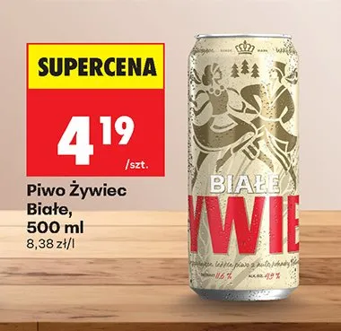 Piwo Żywiec Białe promocja w Biedronka