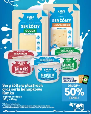 Serek kanapkowy ze szczypiorkiem Kanka promocja w Delikatesy Centrum
