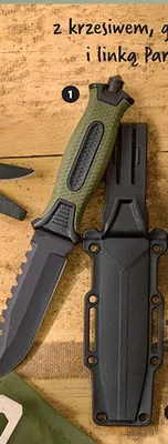 Nóż taktyczny z pokrowcem promocja w Biedronka