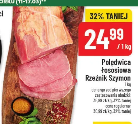Polędwica łososiowa Rzeźnik Szymon promocja w POLOmarket