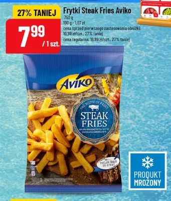 Frytki Steak Fries Aviko promocja w POLOmarket