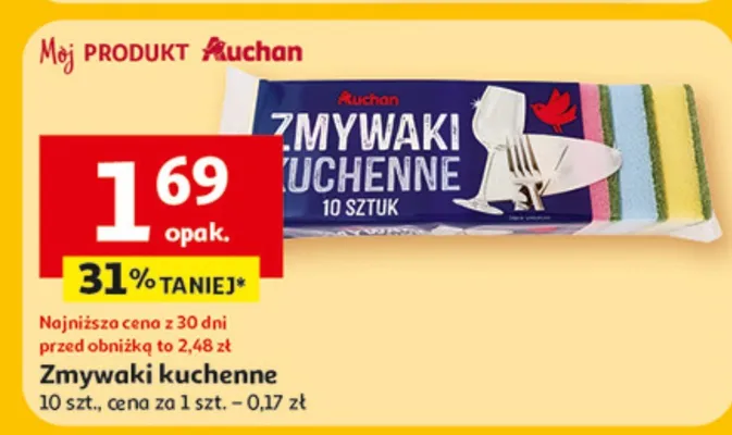 Zmywaki kuchenne promocja w Auchan