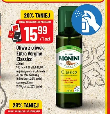 Oliwa z oliwek Extra Vergine Classico Monini promocja w POLOmarket