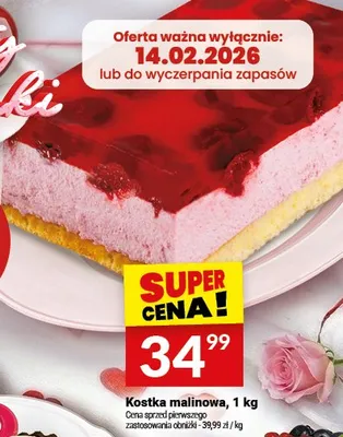 Kostka malinowa promocja w Twój Market