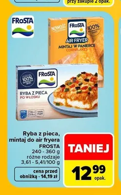 Ryba z pieca po włosku Frosta promocja w Carrefour