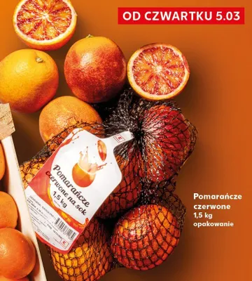 Pomarańcze promocja w Kaufland