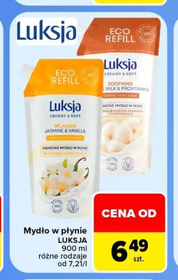 Mydło w płynie Luksja promocja w Carrefour