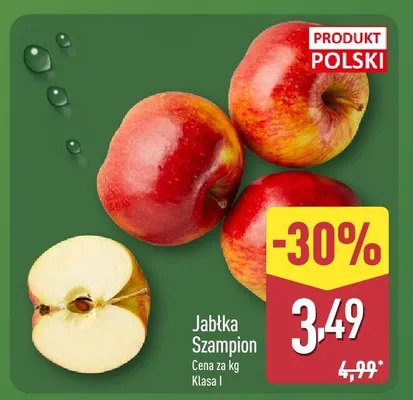 Jabłka Szampion promocja w Aldi