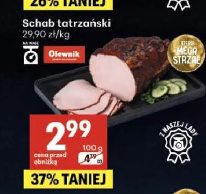 Schab tatrzański Olewnik promocja w Delikatesy Centrum
