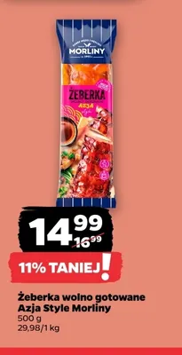 Żeberka wolno gotowane Azja Style Morliny promocja w Netto
